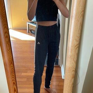 Adidas Three Stripe Track Pants